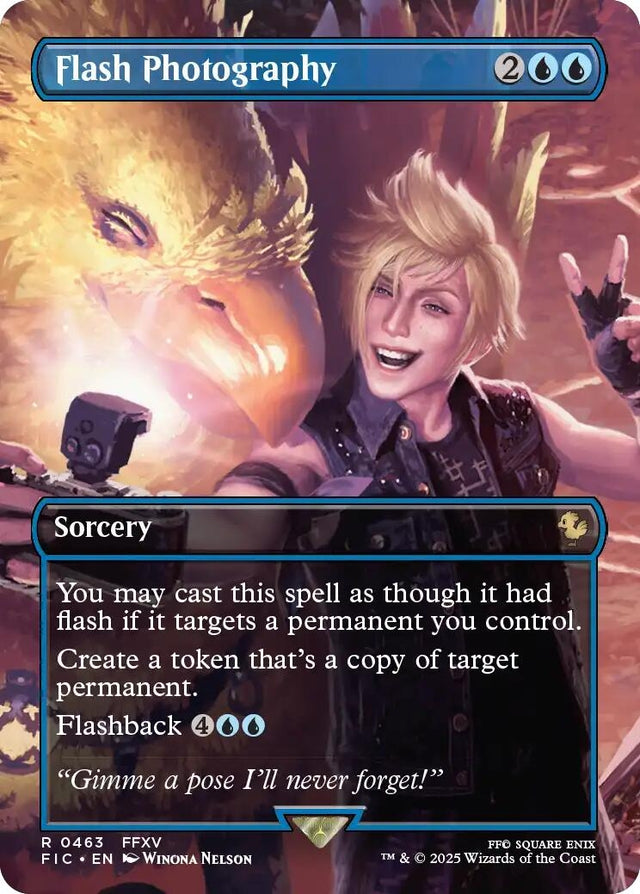 Image for Flash Photography (Borderless) (463) (Foil) (FINAL FANTASY) - Magic: The Gathering