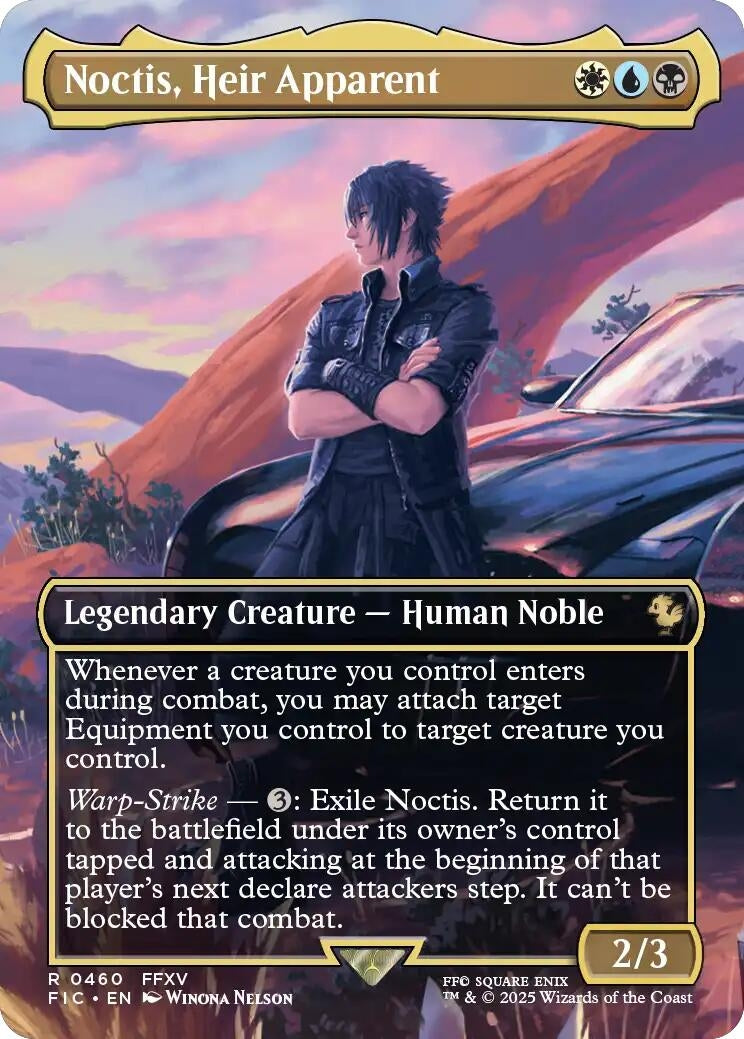 Noctis, Heir Apparent (Borderless) (460) (Foil) (FINAL FANTASY)