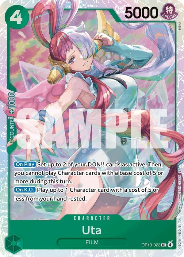 Image for Uta (OP13-023) (Foil) (Carrying On His Will) - One Piece Card Game