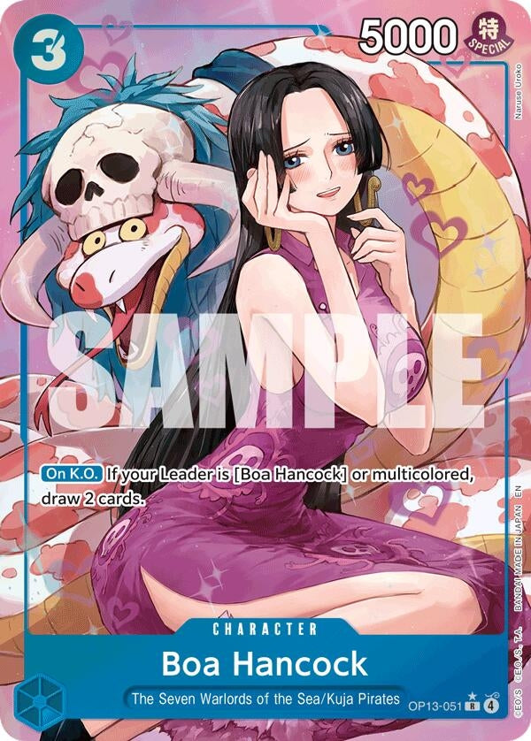 Image for Boa Hancock (Alternate Art) (OP13-051) (Foil) (Carrying On His Will) - One Piece Card Game