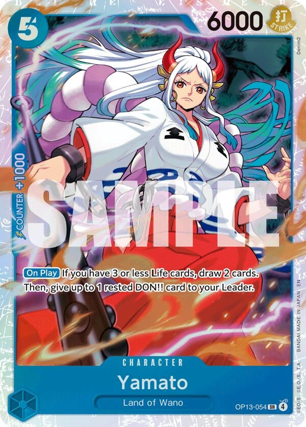 Image for Yamato (OP13-054) (Foil) (Carrying On His Will) - One Piece Card Game