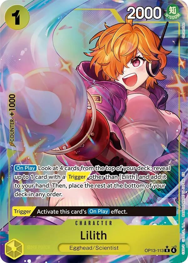 Image for Lilith (Alternate Art) (OP13-113) (Foil) (Carrying On His Will) - One Piece Card Game