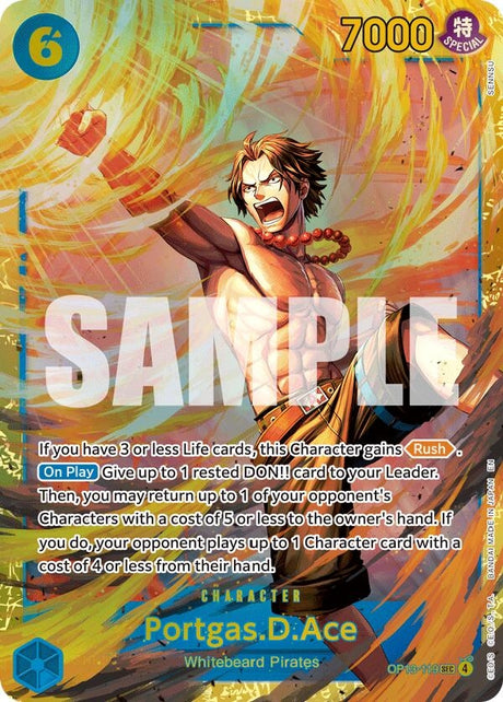 Image for Portgas.D.Ace (119) (OP13-119) (Foil) (Carrying On His Will) - One Piece Card Game