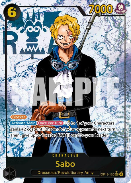 Image for Sabo (120) (Parallel) (OP13-120) (Foil) (Carrying On His Will) - One Piece Card Game
