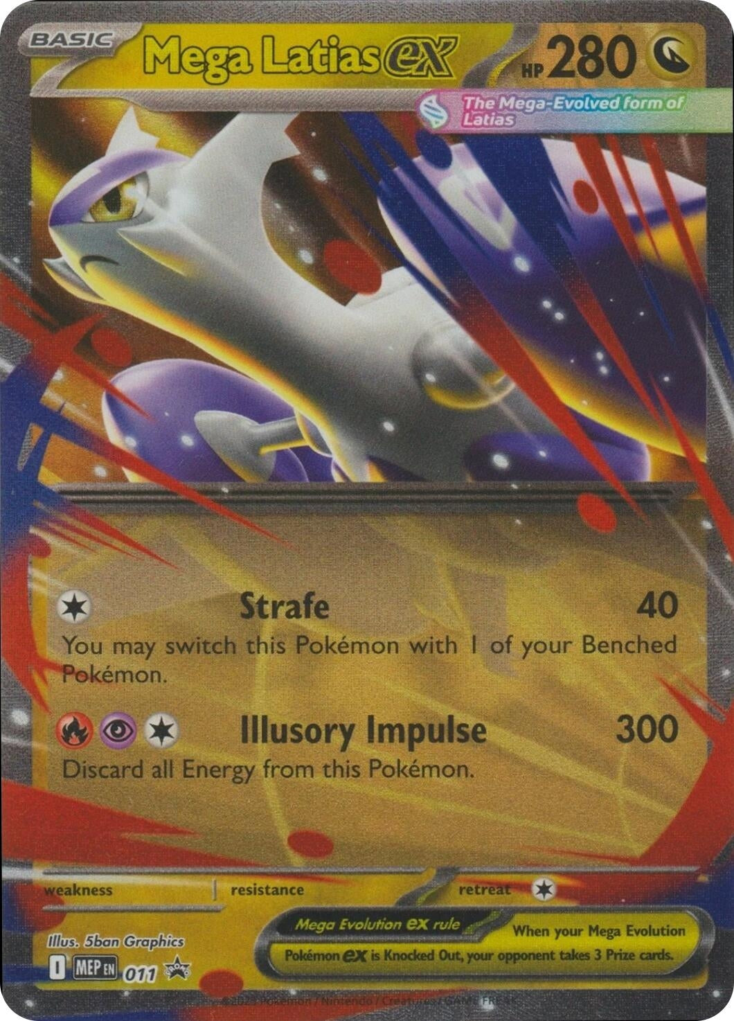 Image for Mega Latias ex - 011 (011) (ME: Mega Evolution Promo) - Pokemon