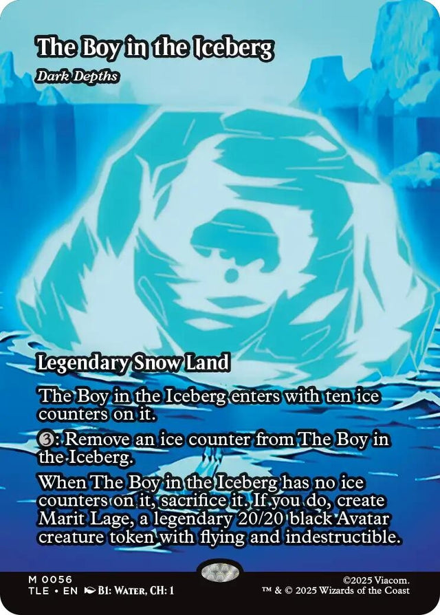 Image for The Boy in the Iceberg - Dark Depths (Borderless) (56) (Avatar: The Last Airbender: Eternal-Legal) - Magic: The Gathering