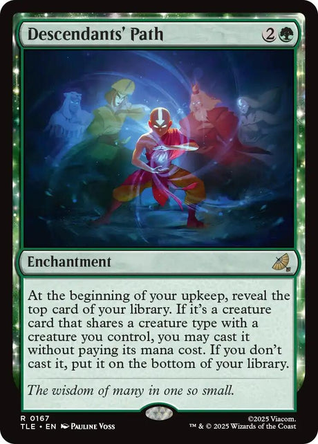 Image for Descendants' Path (167) (Foil) (Avatar: The Last Airbender: Eternal-Legal) - Magic: The Gathering