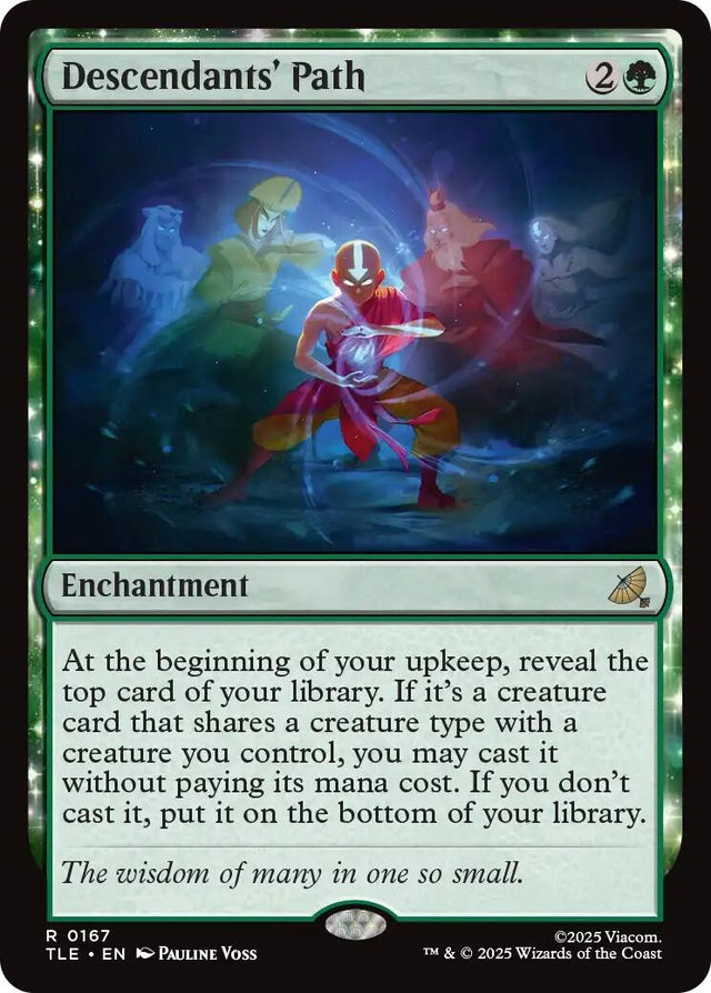 Image for Descendants' Path (167) (Foil) (Avatar: The Last Airbender: Eternal-Legal) - Magic: The Gathering