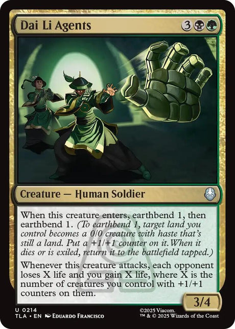 Image for Dai Li Agents (214) (Avatar: The Last Airbender) - Magic: The Gathering