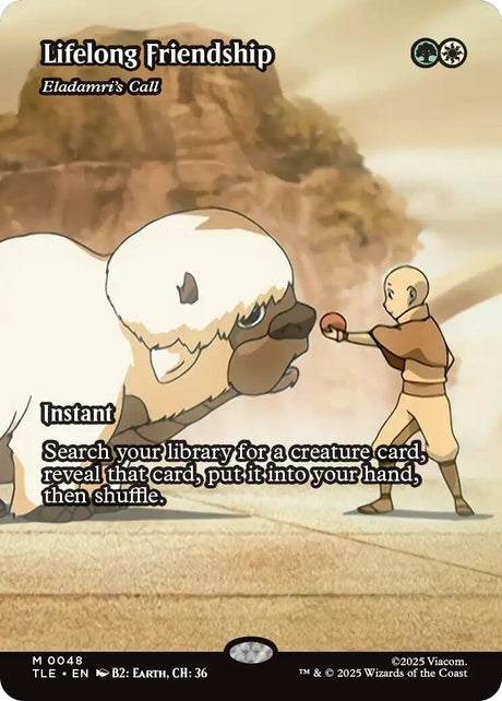 Image for Lifelong Friendship - Eladamri's Call (Borderless) (48) (Avatar: The Last Airbender: Eternal-Legal) - Magic: The Gathering