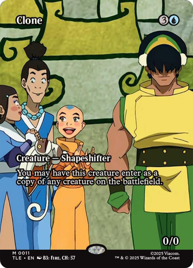 Image for Clone (Borderless) (11) (Avatar: The Last Airbender: Eternal-Legal) - Magic: The Gathering