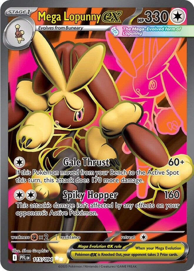 Image for Mega Lopunny ex (115/094) (ME02: Phantasmal Flames) - Pokemon