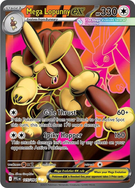 Image for Mega Lopunny ex (115/094) (ME02: Phantasmal Flames) - Pokemon