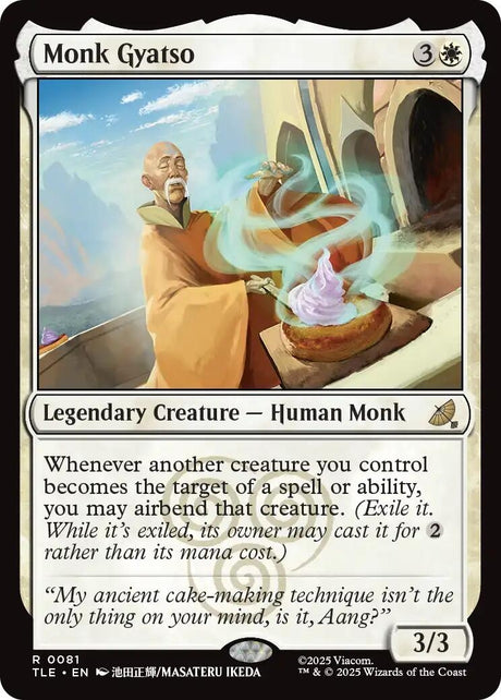 Image for Monk Gyatso (81) (Foil) (Avatar: The Last Airbender: Eternal-Legal) - Magic: The Gathering