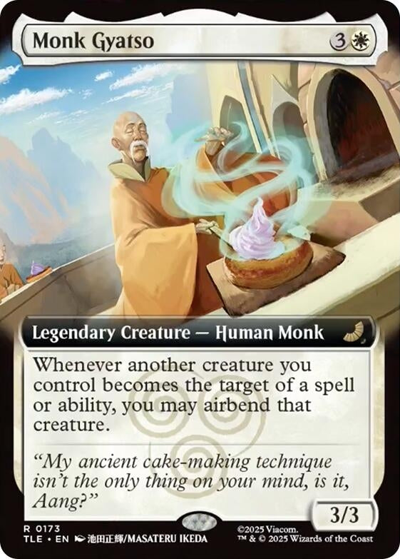 Image for Monk Gyatso (Extended Art) (173) (Foil) (Avatar: The Last Airbender: Eternal-Legal) - Magic: The Gathering