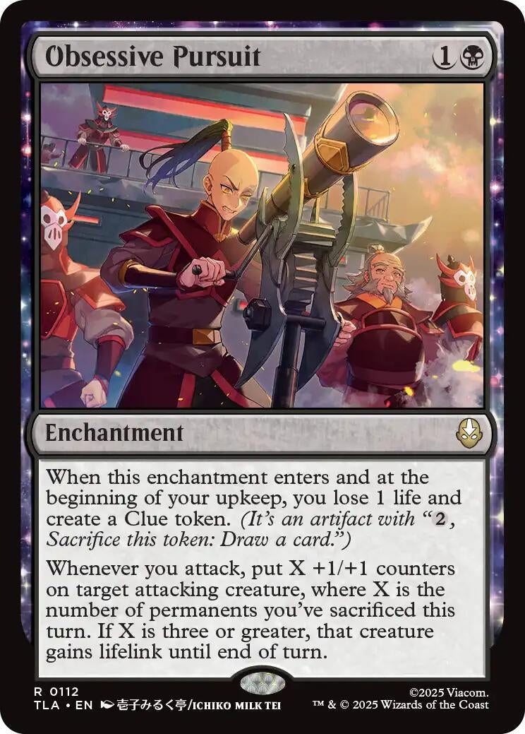 Image for Obsessive Pursuit (112) (Avatar: The Last Airbender) - Magic: The Gathering