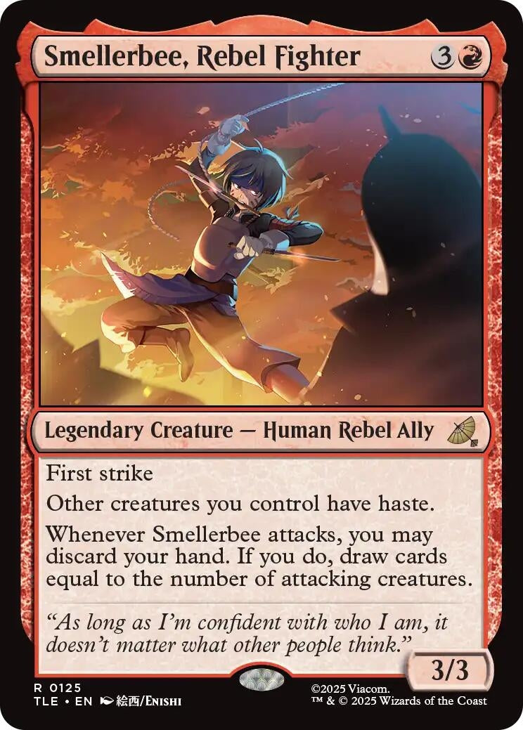 Image for Smellerbee, Rebel Fighter (125) (Foil) (Avatar: The Last Airbender: Eternal-Legal) - Magic: The Gathering