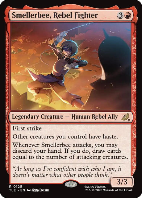 Image for Smellerbee, Rebel Fighter (125) (Foil) (Avatar: The Last Airbender: Eternal-Legal) - Magic: The Gathering