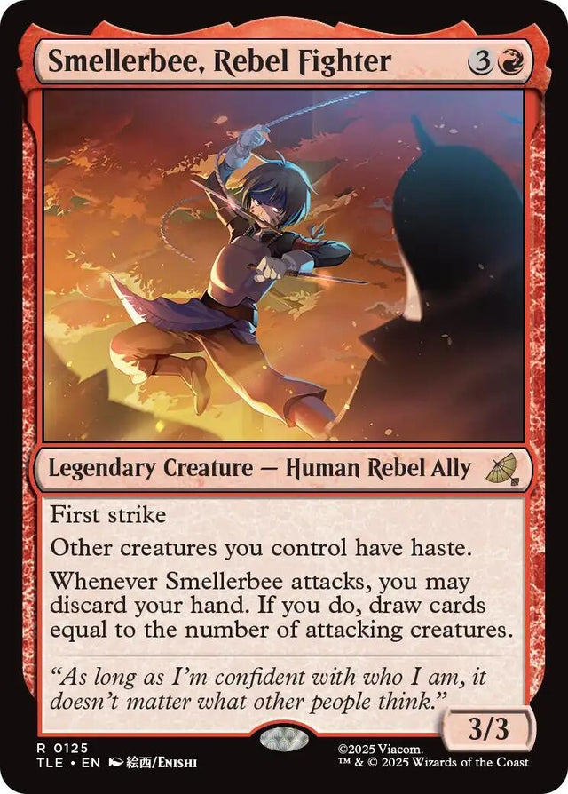 Image for Smellerbee, Rebel Fighter (125) (Foil) (Avatar: The Last Airbender: Eternal-Legal) - Magic: The Gathering
