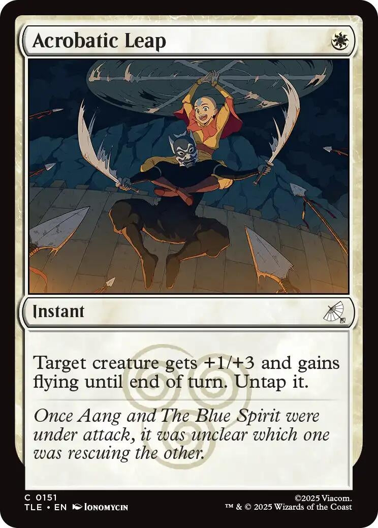 Image for Acrobatic Leap (151) (Foil) (Avatar: The Last Airbender: Eternal-Legal) - Magic: The Gathering