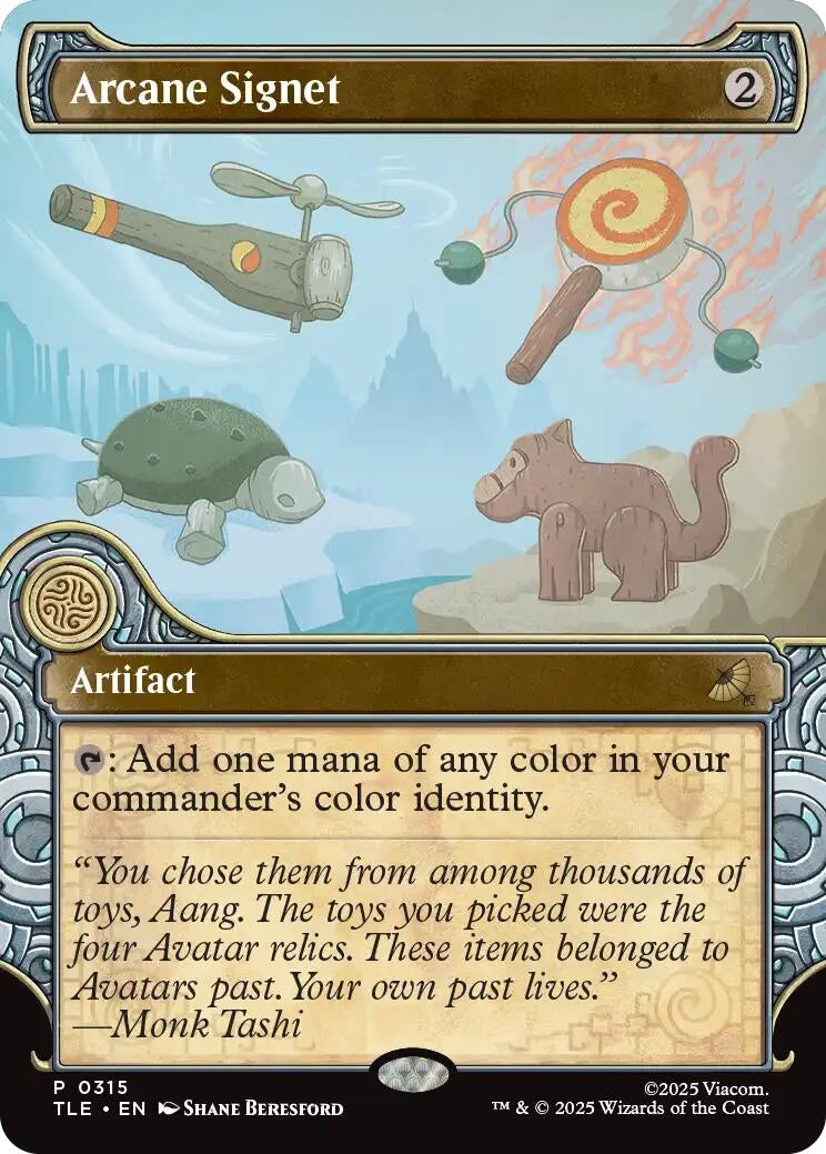 Image for Arcane Signet (Showcase) (315) (Avatar: The Last Airbender: Eternal-Legal) - Magic: The Gathering