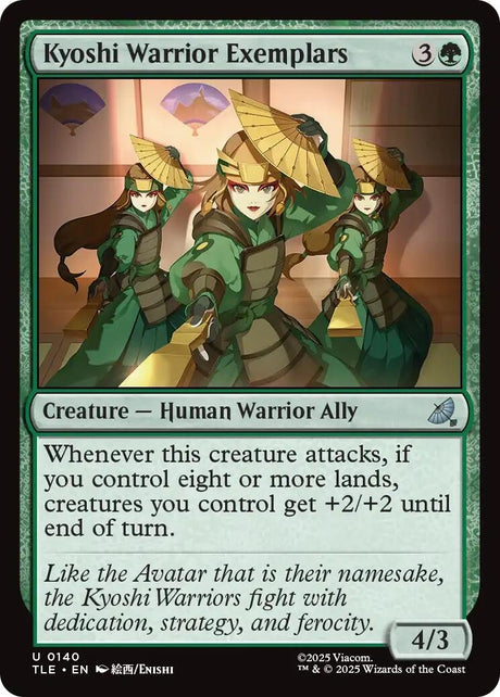Image for Kyoshi Warrior Exemplars (140) (Foil) (Avatar: The Last Airbender: Eternal-Legal) - Magic: The Gathering