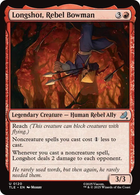 Image for Longshot, Rebel Bowman (120) (Foil) (Avatar: The Last Airbender: Eternal-Legal) - Magic: The Gathering