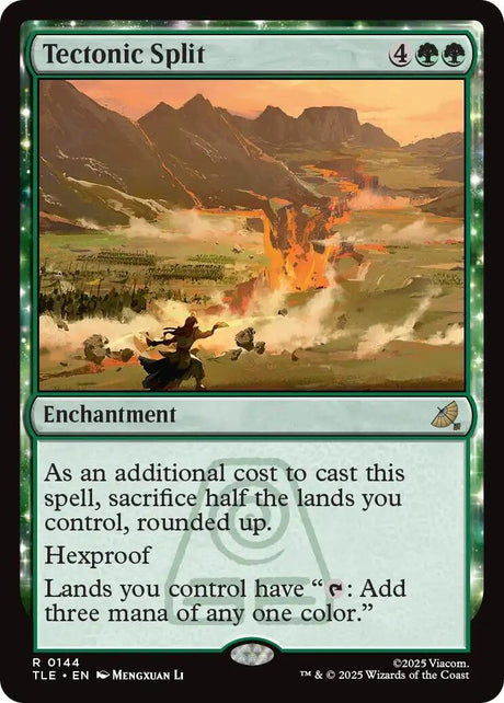 Image for Tectonic Split (144) (Foil) (Avatar: The Last Airbender: Eternal-Legal) - Magic: The Gathering