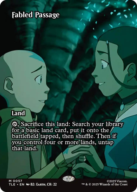 Image for Fabled Passage (Borderless) (57) (Foil) (Avatar: The Last Airbender: Eternal-Legal) - Magic: The Gathering