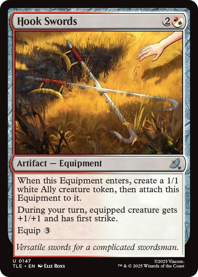 Image for Hook Swords (147) (Foil) (Avatar: The Last Airbender: Eternal-Legal) - Magic: The Gathering