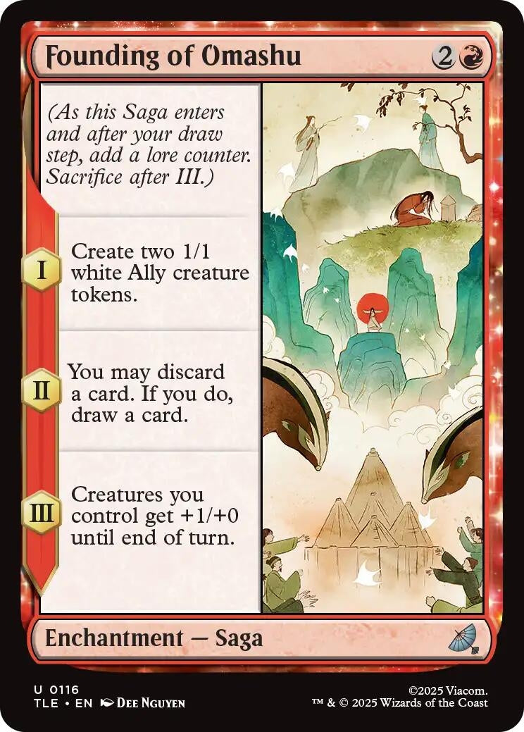 Image for Founding of Omashu (116) (Foil) (Avatar: The Last Airbender: Eternal-Legal) - Magic: The Gathering
