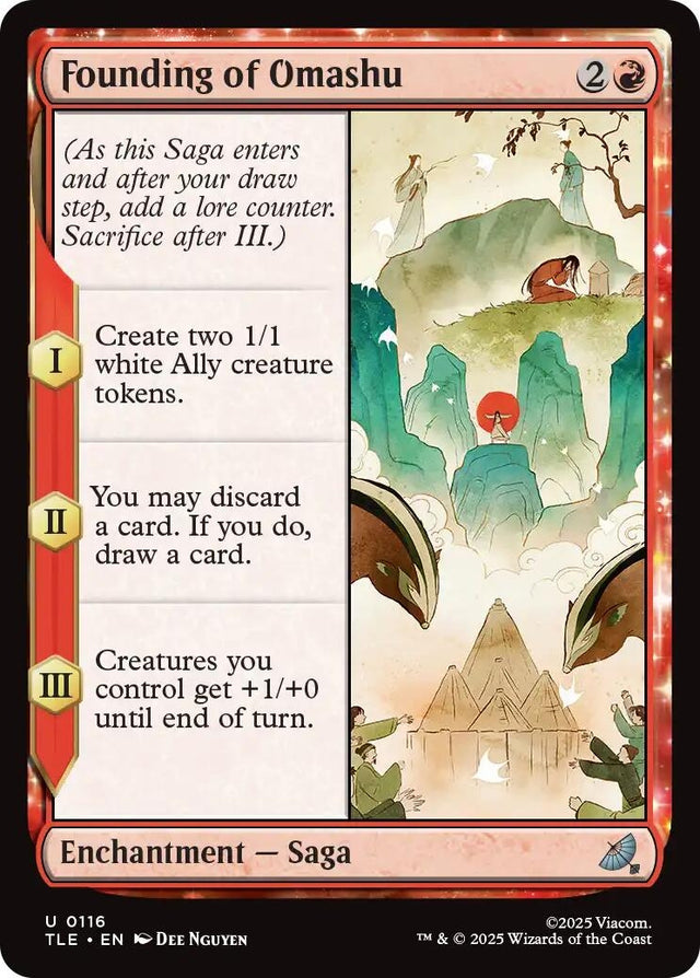 Image for Founding of Omashu (116) (Foil) (Avatar: The Last Airbender: Eternal-Legal) - Magic: The Gathering