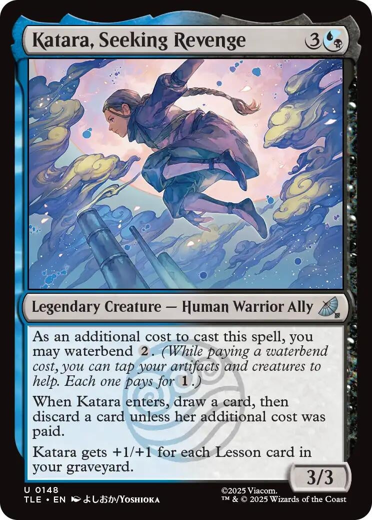 Image for Katara, Seeking Revenge (148) (Foil) (Avatar: The Last Airbender: Eternal-Legal) - Magic: The Gathering
