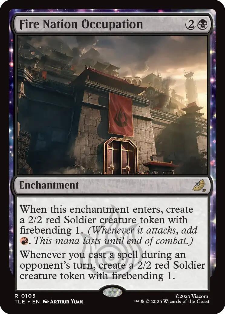 Image for Fire Nation Occupation (105) (Foil) (Avatar: The Last Airbender: Eternal-Legal) - Magic: The Gathering