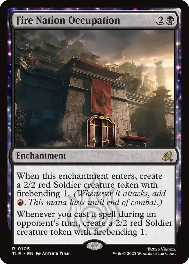 Image for Fire Nation Occupation (105) (Foil) (Avatar: The Last Airbender: Eternal-Legal) - Magic: The Gathering