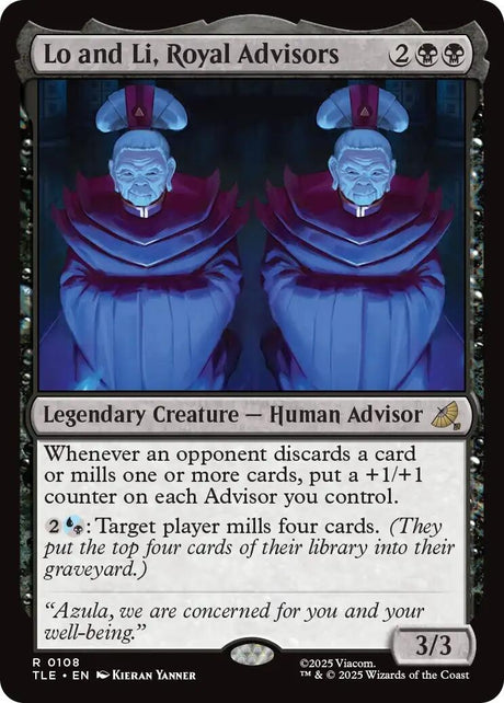 Image for Lo and Li, Royal Advisors (108) (Foil) (Avatar: The Last Airbender: Eternal-Legal) - Magic: The Gathering