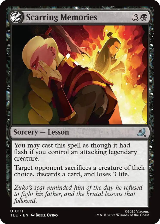 Image for Scarring Memories (111) (Foil) (Avatar: The Last Airbender: Eternal-Legal) - Magic: The Gathering