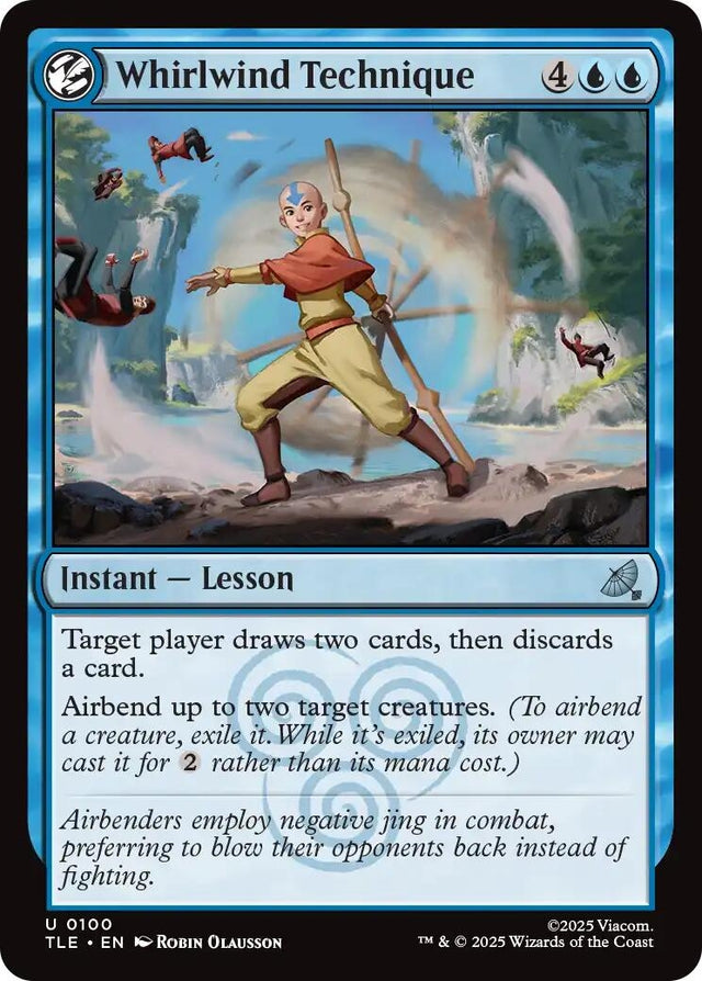 Image for Whirlwind Technique (100) (Foil) (Avatar: The Last Airbender: Eternal-Legal) - Magic: The Gathering