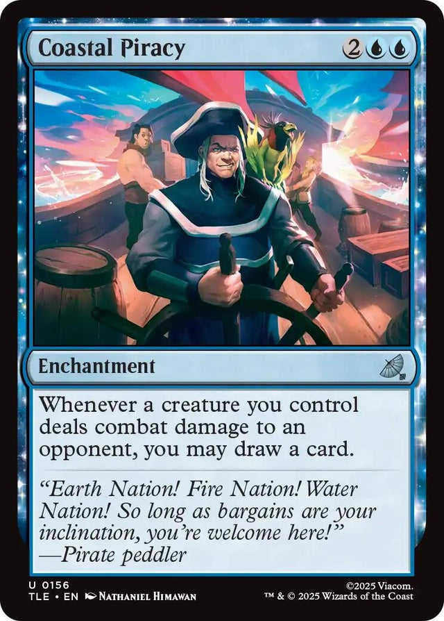 Image for Coastal Piracy (156) (Foil) (Avatar: The Last Airbender: Eternal-Legal) - Magic: The Gathering