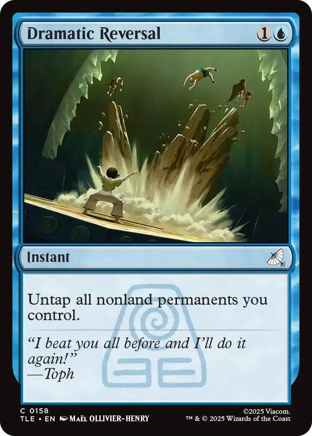 Image for Dramatic Reversal (158) (Foil) (Avatar: The Last Airbender: Eternal-Legal) - Magic: The Gathering