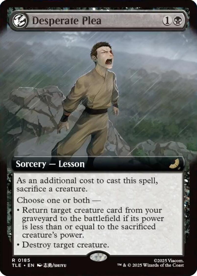 Image for Desperate Plea (Extended Art) (185) (Foil) (Avatar: The Last Airbender: Eternal-Legal) - Magic: The Gathering