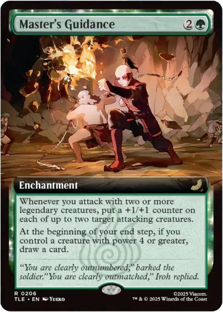 Image for Master's Guidance (Extended Art) (206) (Foil) (Avatar: The Last Airbender: Eternal-Legal) - Magic: The Gathering