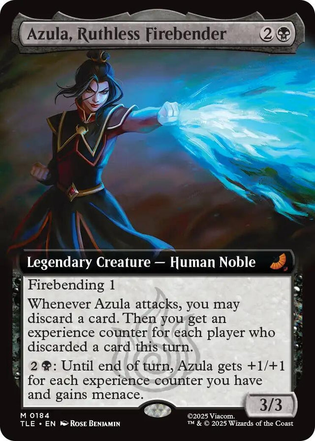 Image for Azula, Ruthless Firebender (Extended Art) (184) (Foil) (Avatar: The Last Airbender: Eternal-Legal) - Magic: The Gathering