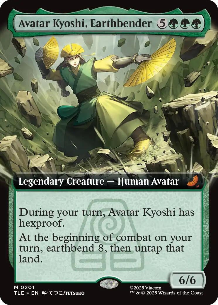 Image for Avatar Kyoshi, Earthbender (Extended Art) (201) (Foil) (Avatar: The Last Airbender: Eternal-Legal) - Magic: The Gathering