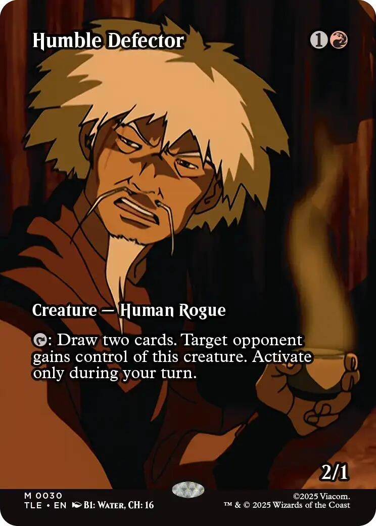 Image for Humble Defector (Borderless) (30) (Foil) (Avatar: The Last Airbender: Eternal-Legal) - Magic: The Gathering