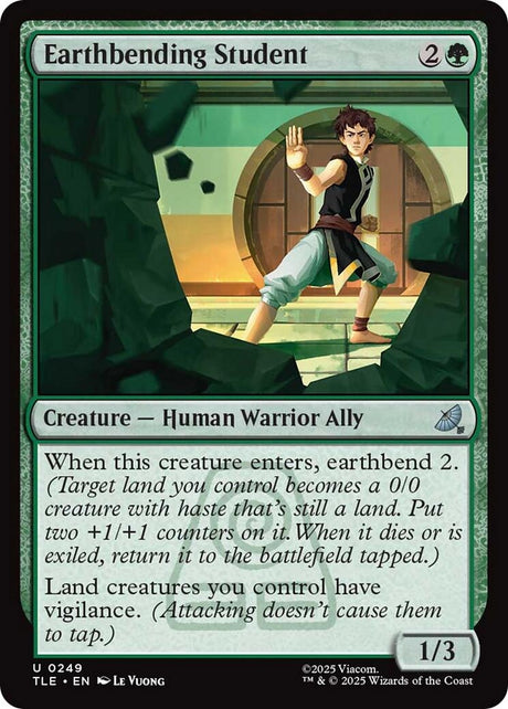 Image for Earthbending Student (249) (Foil) (Avatar: The Last Airbender: Eternal-Legal) - Magic: The Gathering