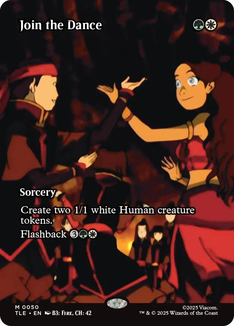 Image for Join the Dance (Borderless) (50) (Avatar: The Last Airbender: Eternal-Legal) - Magic: The Gathering