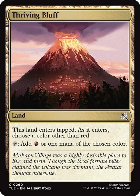 Image for Thriving Bluff (260) (Foil) (Avatar: The Last Airbender: Eternal-Legal) - Magic: The Gathering
