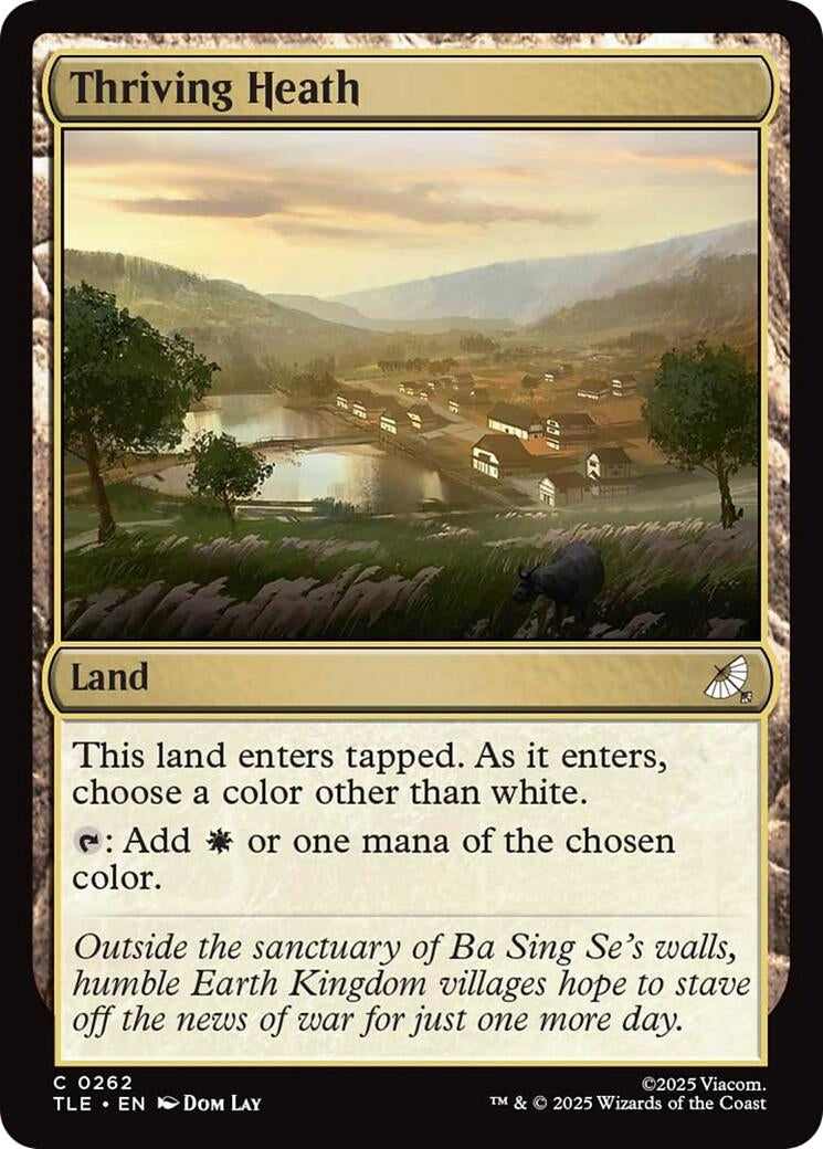 Image for Thriving Heath (262) (Foil) (Avatar: The Last Airbender: Eternal-Legal) - Magic: The Gathering