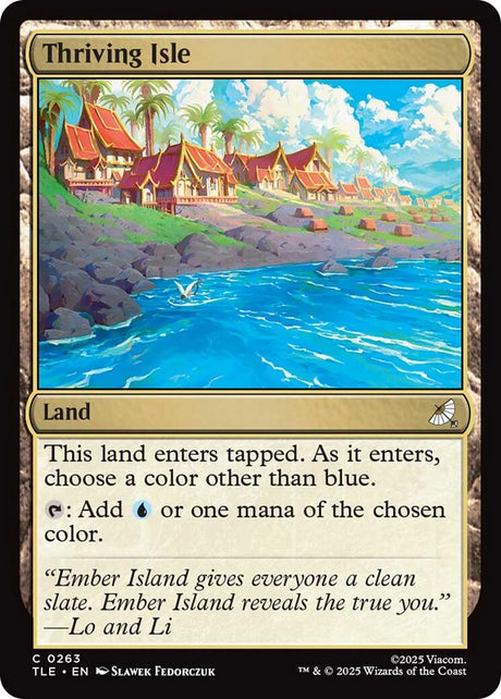 Image for Thriving Isle (263) (Foil) (Avatar: The Last Airbender: Eternal-Legal) - Magic: The Gathering